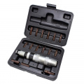 ROCK FORCE Отвертка ударная с набором бит и адаптерами,17пр.1/2"(F)х5/16"(F) 5/16"(М)x1/2"(М)(PH2,3;PZ2,3;SL9,11мм;Torx 25,30,40,45,50;Hex 6,8,10ммх36мм)в кейсе RF-5171