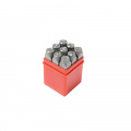 ROCK FORCE Набор штампов цифровых 8мм, 9пр., в пластиковом футляре RF-00908D