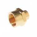 ROCK FORCE Соединитель резьбовой, внутр. резьба 1/4"x1/4" в блистере RF-FF04/04