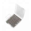 ROCK FORCE Набор бит 10пр., 1/4" (PH2xPH2; L-65мм), в пластиковом футляре RF-2101