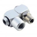 ROCK FORCE Соединитель резьбовой поворотный  M1/4x F1/4" в блистере RF-SP006