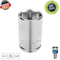 HOGERT TECHNIK Торцевая головка шестигранная 1/2", 8 мм, сталь CrV, DIN 3124 HT1A208