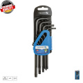 HOGERT TECHNIK Набор Гобразных удлиненных ключей TORX, Т10-Т50, 9 шт. HT1W816