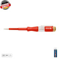 HOGERT TECHNIK Отвертка индикатор напряжения 100500 В, SL3, 140 мм HT1S982