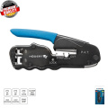 HOGERT TECHNIK Прессклещи для телефонных наконечников 6P, 8P, RJ45 HT1P172
