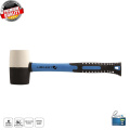 HOGERT TECHNIK Молоток резиновый 680 г с рукояткой из стекловолокна  HT3B052