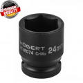 HOGERT TECHNIK Головка торцевая ударная шестигранная 1/2", 24 мм, DIN 3121, CrMo HT4R074