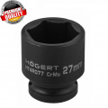 HOGERT TECHNIK Головка торцевая ударная шестигранная 1/2", 27 мм, DIN 3121, CrMo HT4R077