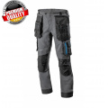 HOGERT TECHNIK TAUBER Брюки рабочие 4-way stretch темно-серые 2XL (56) HT5K812-2XL