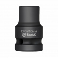 БЕЛАК Головка шестигранная ударная 10 мм, 1/2", CRV, "БелАК" БАК.07135