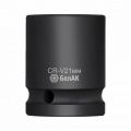 БЕЛАК Головка шестигранная ударная 21 мм, 1/2", CRV, "БелАК" БАК.07144