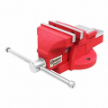 FORCEKRAFT Тиски стальные с наковальней  4"-100мм FK-6540204