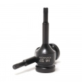 ROCK FORCE Головка-бита SPLINE глубокая ударная M8, 1/2" RF-24807808