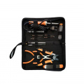 FORSAGE Паяльник электрич.-й с набором инструментов и аксессуаров 14пр.(220V,50Hz,60W,пинцет-2шт,кусачки,утконосы,отвертка6пр,съемник изол.,расходники)в сумке F-8272-14
