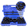 FORSAGE Набор инструментов ударных 26пр, 3/4" 1" (6гр.)(17,19,22,24,27,30,32,33,34,35,36,36-12гр,38,41,46,50мм;1":55,60,65мм) F-68262-5 MPB