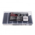 FORCEKRAFT Трубки термоусадочные (2.0x40mm, 2,5x40mm,3,5x40mm,5x40mm,7x80mm,10x80mm,13x85mm ) 127пр. FK-820