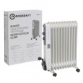 FORCEKRAFT Радиатор масляный электрический (220-240V,50/60Гц,2500Вт,11 секций 11х58см,3 режима нагрева,защ. от перегрева,48х24х62.5см) FK-YL-B14E-11