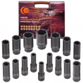 FORSTIME Набор головок ударных глубоких 16пр.1/2''(6-гр.) FT-4167-5MPB