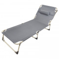 ISMA Шезлонг складной (серый) ISMA-FG-HY-8009GR