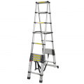 FORSAGE Стремянка телескопическая алюм. бытовая 3.8м (13+13 ступ.) F-UP380-2