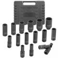 FORSAGE Набор головок ударных глубоких, 16пр.,1/2"(10-19, 21, 22, 24, 27, 30, 32мм),в кейсе F-4169-5MPB