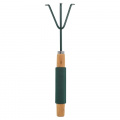 WMC TOOLS Рыхлитель 3-зубый для почвы с деревянной рукояткой WMC-TG2104020-A