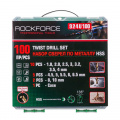 ROCK FORCE Сверла по металлу, набор 100пр. RF-924U100