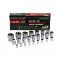 ROCK FORCE Головки 1/4", 1/2", набор 25пр. (6гр.) RF-50121G
