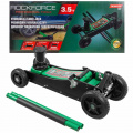 ROCK FORCE Домкрат подкатной гидравлический 3.5т (h min 155мм, h max 710мм) RF-T830018Z MT