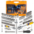 MEGATOOLS Набор инструментов 108пр, 1/4", 1/2" ( 6гр.) MT-41082-5