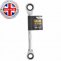 JCB Ключ накидной трещоточный двухсторонний 12х14мм JCB-7571214M