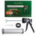 ROCK FORCE Пистолет для силикона алюминиевый, 400гр. RF-CG-01