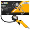 JCB Пистолет для подкачки шин с аналоговым манометром и шлангом (0-8.5Bar) JCB-RP8037-2