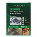 ROCK FORCE Саморезы 4.2х25мм (500шт) RF-PEX-16882906-25