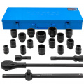 FORSAGE Набор инструментов ударных 21пр, 3/4" (12гр.) F-6212-9MPB