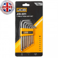 JCB Ключи Г-образные TORX, набор 7пр. (Т10, Т15, Т20, Т25, Т27, Т30, Т40) JCB-5071