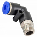 FORSAGE Фитинг угловой для пластиковых трубок 4мм с наружной резьбой 1/8" F-SPL04-01