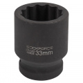 ROCK FORCE Головка ударная 3/4", 33мм (12гр.) RF-46833