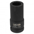 JCB Головка ударная глубокая 3/4", 21мм (12гр.) JCB-46810021
