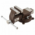 FORSTIME Тиски стальные поворотные с наковальней 3"-80мм FT-6540803