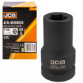 JCB Головка ударная глубокая 1", 24мм (6гр.) JCB-48510024