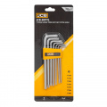 JCB Набор ключей TORX Г-образных длинных с отверстием 7пр. JCB-5071TL