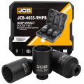 JCB Головки ударные глубокие, набор 3пр., 1/2" (12гр.) JCB-4035-9MPB