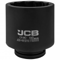 JCB Головка ударная глубокая 1'', 110мм (12гр.) JCB-488120110