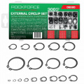ROCK FORCE Стопорные кольца наружные, набор 300пр. RF-06880