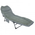 ISMA Шезлонг складной, черный ISMA-FG-HY-8008BL