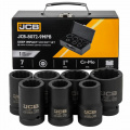 JCB Набор головок ударных глубоких 1" 7пр. (12гр.) (24,27,30,32,36,41,46мм) JCB-8072-9MPB