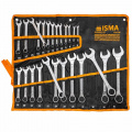 ISMA Набор ключей комбинированных 25пр. ISMA-5261P36