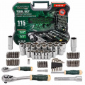 ROCK FORCE LIGHT Набор инструментов 115пр. 1/4" 1/2" 6гр RF LIGHT-41151-5
