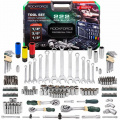 ROCK FORCE Набор инструментов 222пр. 1/4", 3/8", 1/2" (6гр.,12гр.) RF-42222-5